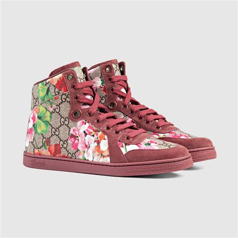 gucci blooms high tops|gucci signature high top sneaker.